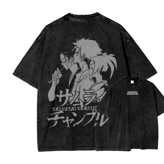 SAMURAI CHAMPLOO IV ACID WASH TEE