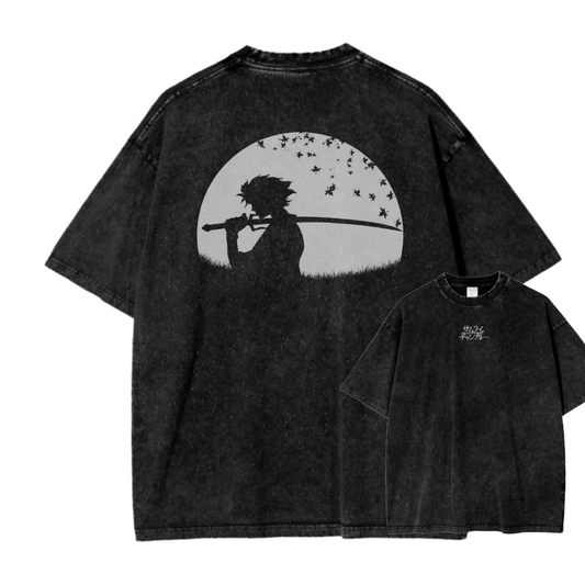 SAMURAI CHAMPLOO VI ACID WASH TEE