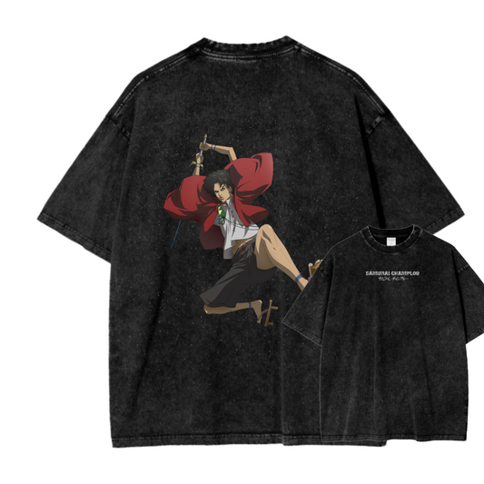 SAMURAI CHAMPLOO VII ACID WASH TEE