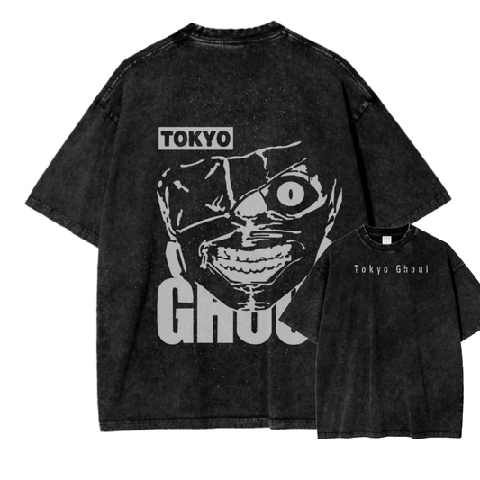 TOKYO GHOUL VI ACID WASH TEE