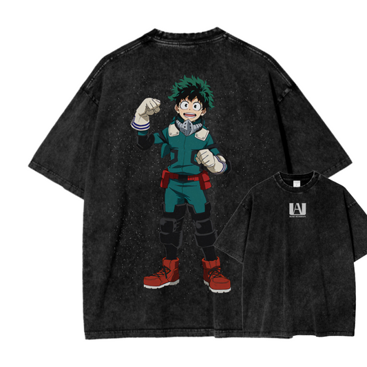 MY HERO ACADEMIA IV ACID WASH TEE