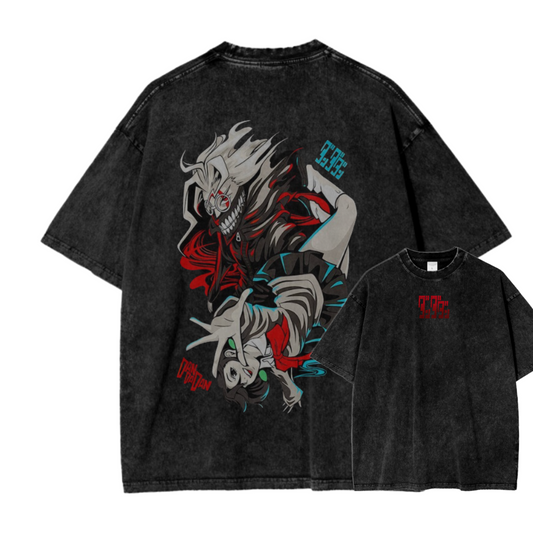 DAN DA DAN VII ACID WASH TEE