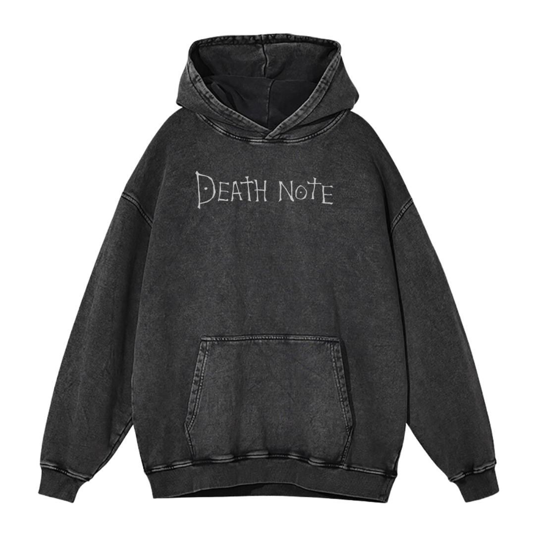 DEATH NOTE I ACID WASH HOODIE