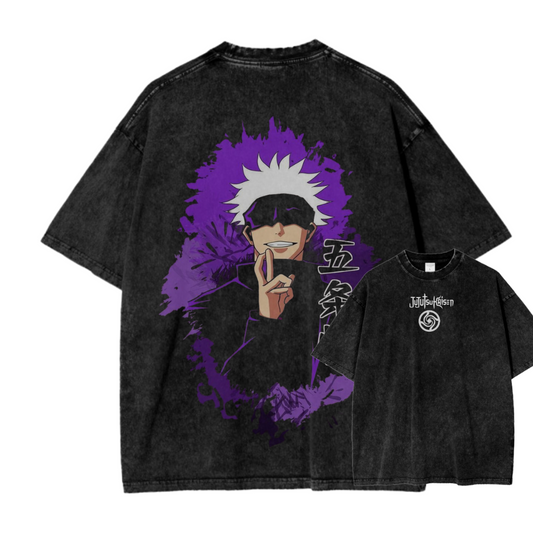 JUJUTSU KAISEN VIII ACID WASH TEE